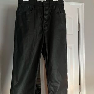 Abercrombie & Fitch ankle straight ultra high rise pant